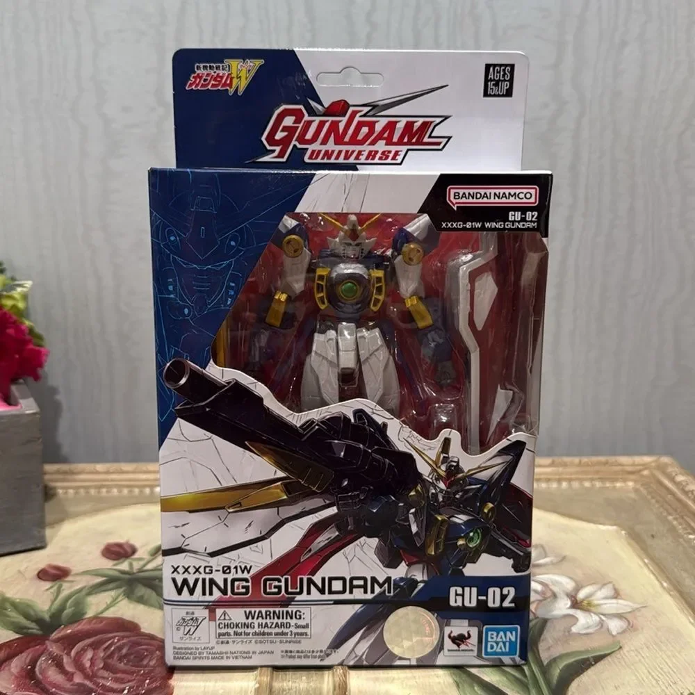NEW Bandai Namco XXXG-01W Wing Gundam GU-02 Gundam Universe Figure New in Box